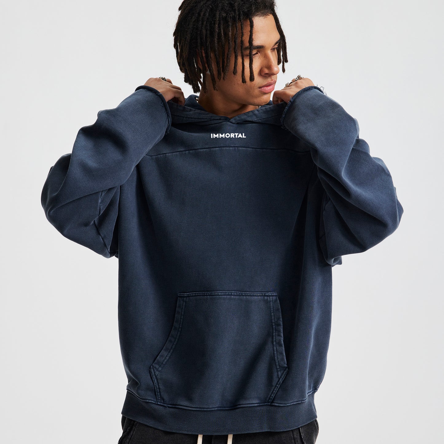 Acid-Washed Unisex Hoodie