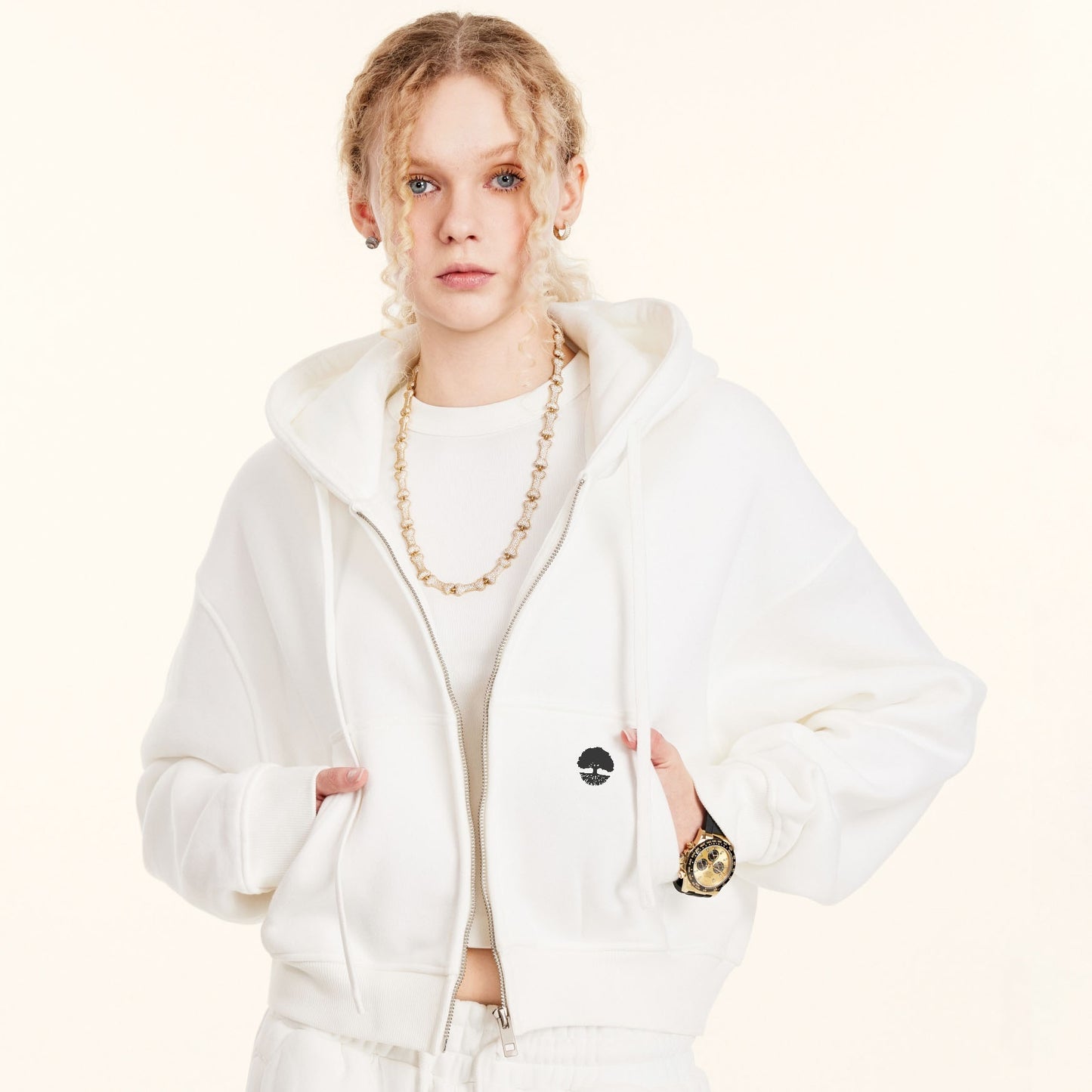 Women's Zippered Hoodie