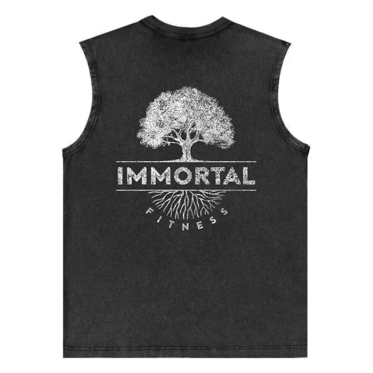 Acid-washed Muscle T-shirt