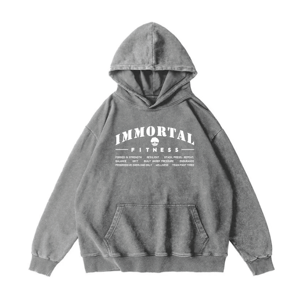 Acid-washed Hoodie