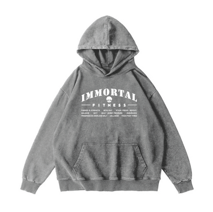 Acid-washed Hoodie