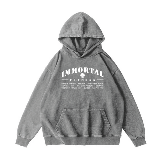 Acid-washed Hoodie