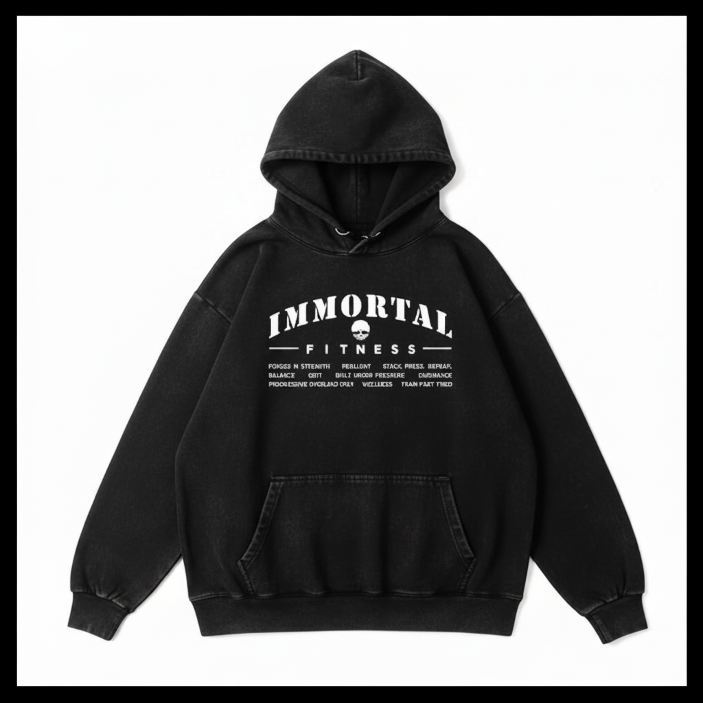 Acid-washed Hoodie