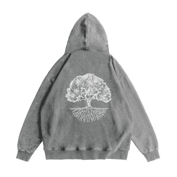 Acid-washed Hoodie