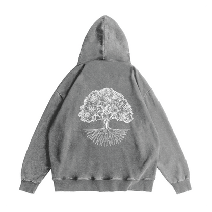 Acid-washed Hoodie