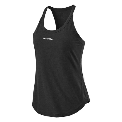 Pleated Back Racerback Tank