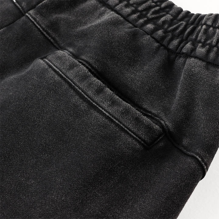 No Cuff Acid-Washed Men's Joggers