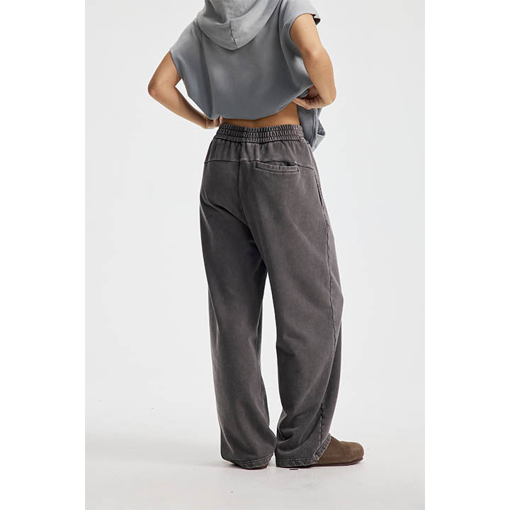 No Cuff Acid-Washed Men's Joggers