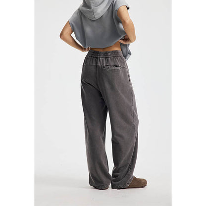 No Cuff Acid-Washed Men's Joggers