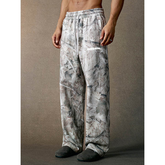 Winter Camo No-Cuff Joggers