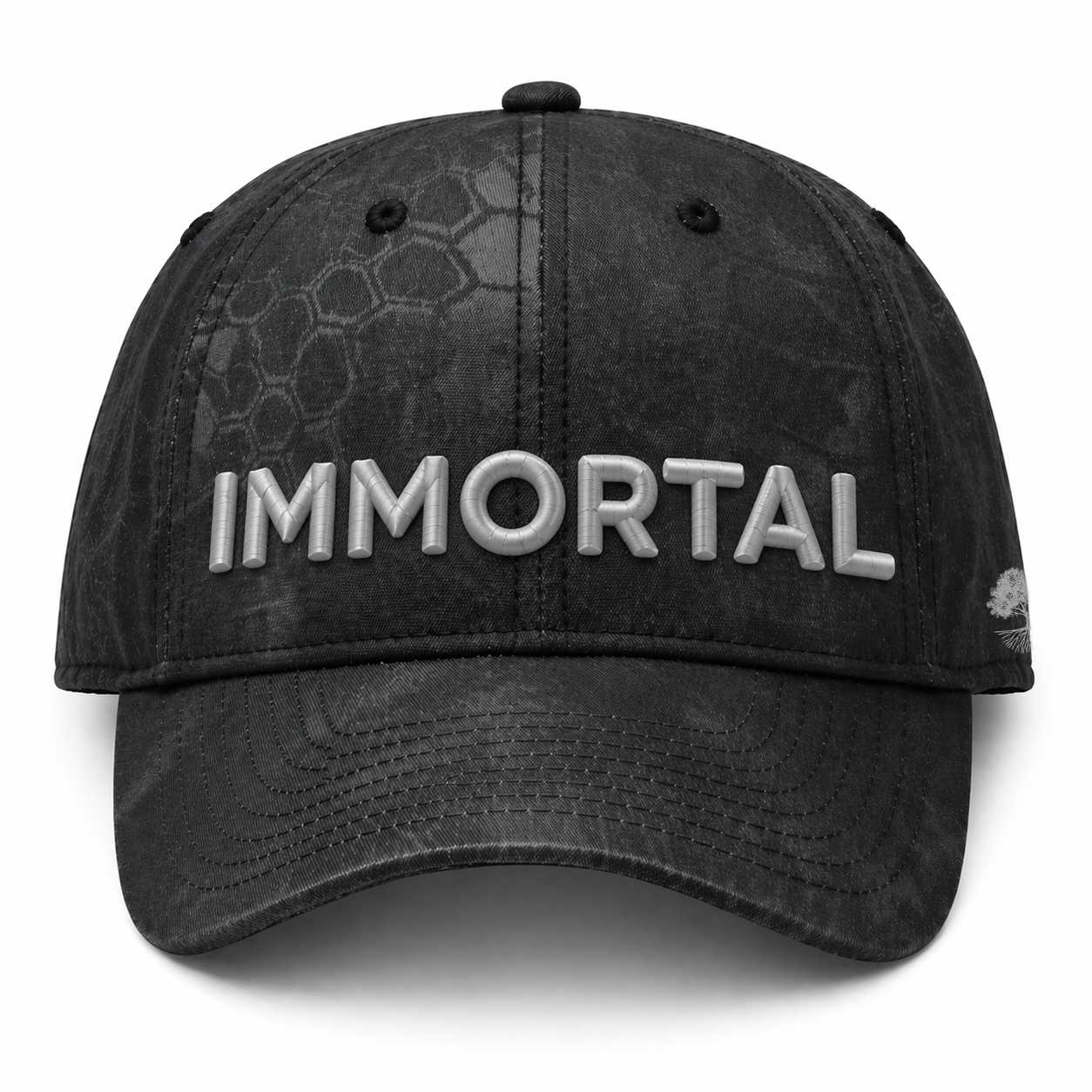 Black Python Dad Hat