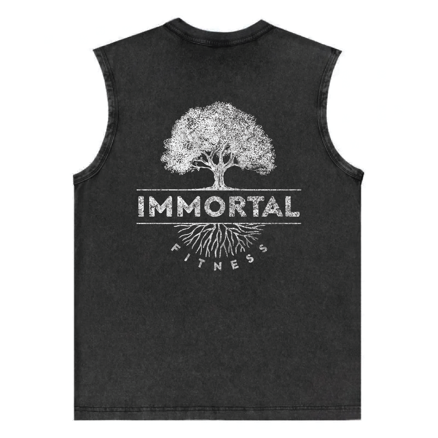 Acid-washed Muscle T-shirt