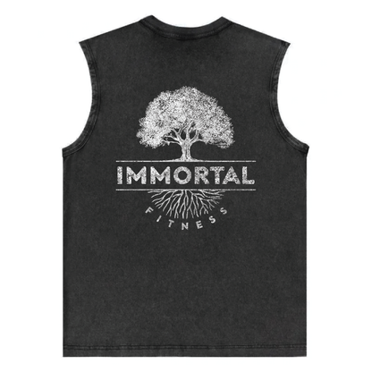 Acid-washed Muscle T-shirt