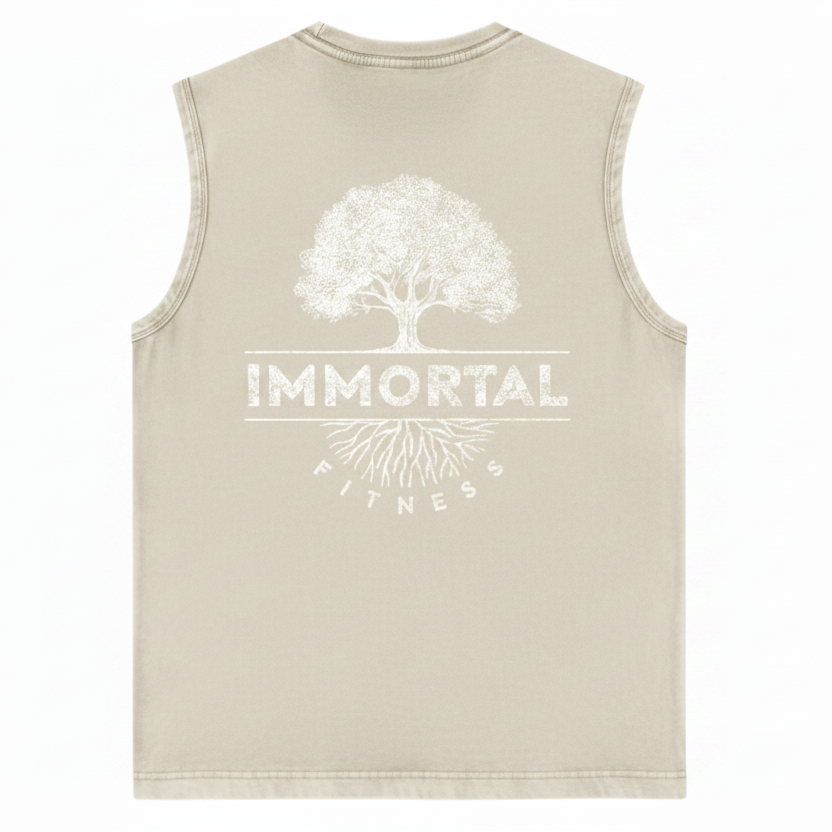 Acid-washed Muscle T-shirt