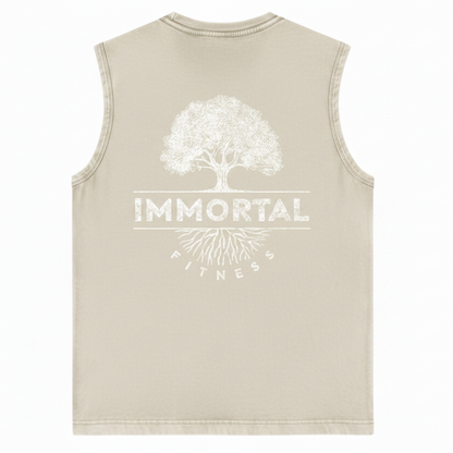 Acid-washed Muscle T-shirt