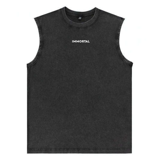 Acid-washed Muscle T-shirt