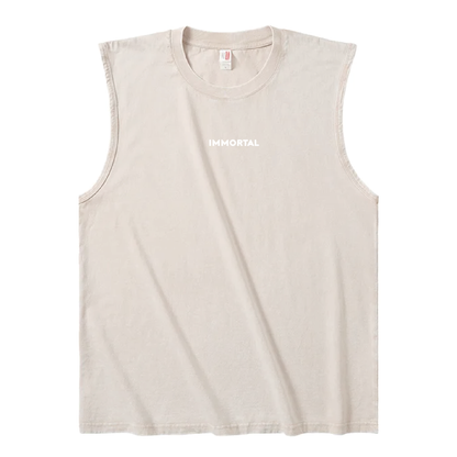 Acid-washed Muscle T-shirt