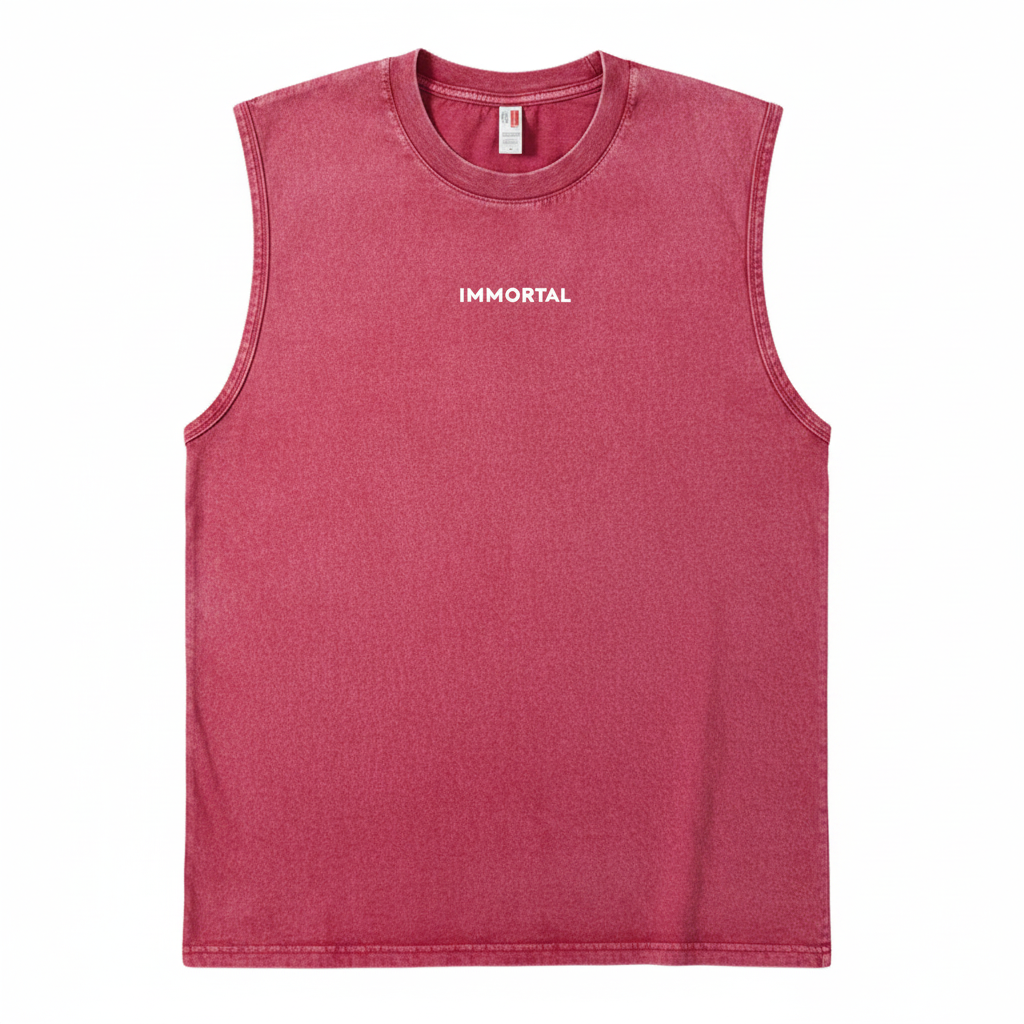 Acid-washed Muscle T-shirt