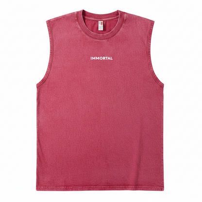 Acid-washed Muscle T-shirt