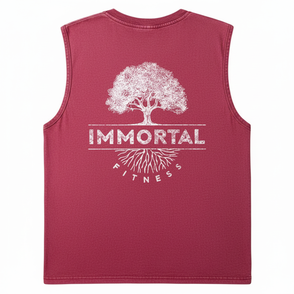 Acid-washed Muscle T-shirt