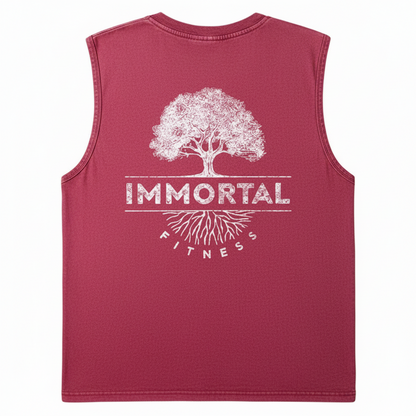 Acid-washed Muscle T-shirt