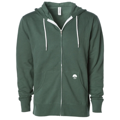 Lightweight Zippered Hoodie
