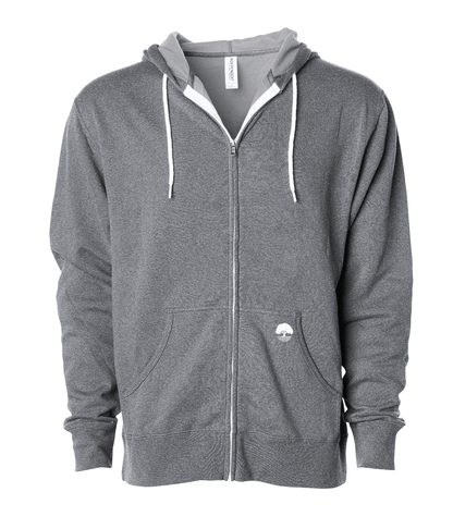 Lightweight Zippered Hoodie